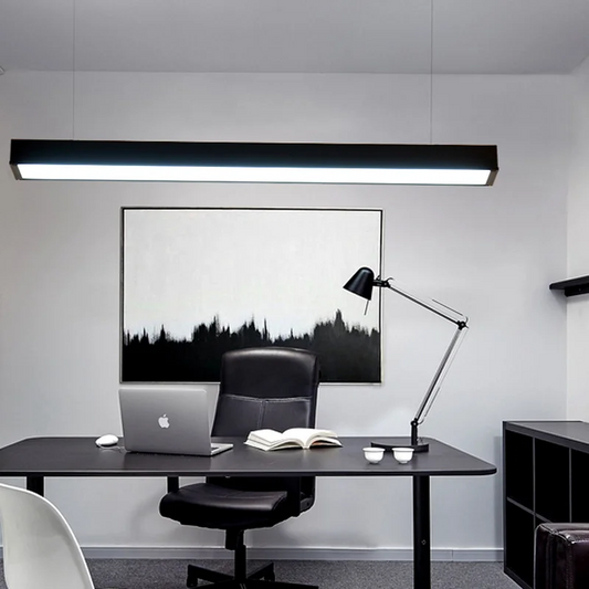 Lustra Led Neagra Fernes Office D1200 54W