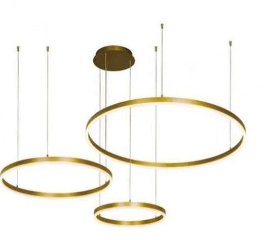 Lustra LED Aurie 3cecuri 60cm+40cm+30cm, Telecomanda