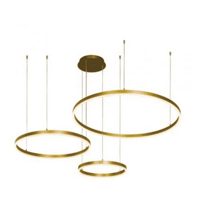 Lustra LED Aurie 3cecuri 80cm+60cm+40cm cu Telecomanda Wifi 2.4G