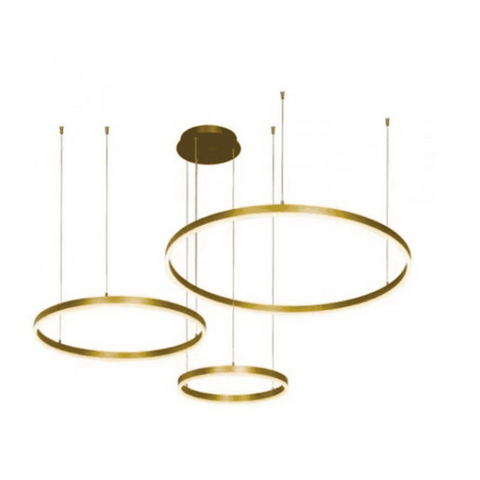 Lustra LED Aurie 3cecuri 80cm+60cm+40cm cu Telecomanda Wifi 2.4G