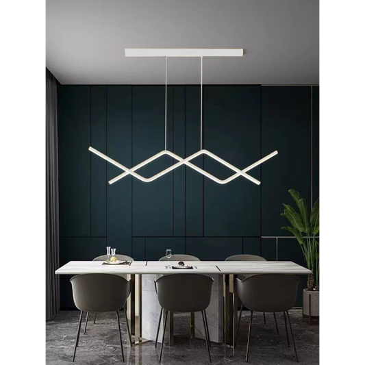 Lustra LED Alba Feryal 56W D600x1000mm Telecomanda