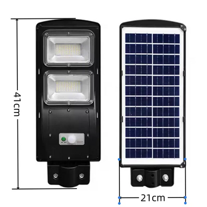 Lampa Incarcare Solara 100w, 80led, Telecomanda, Senzor De Lumina