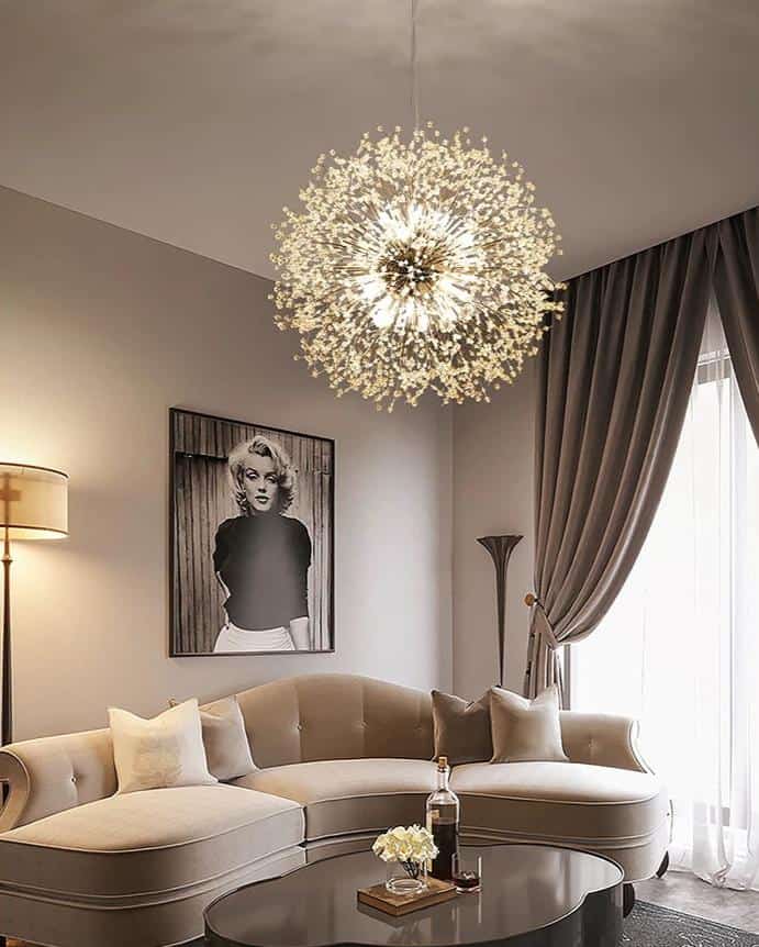 Candelabru Elegant Lysandra Tip Glob, 7xG9, D600