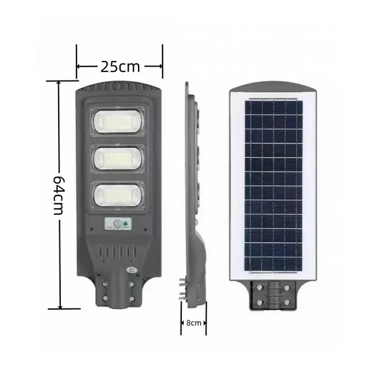Lampa Incarcare Solara 200w, 160led, Telecomanda, Senzor De Lumina