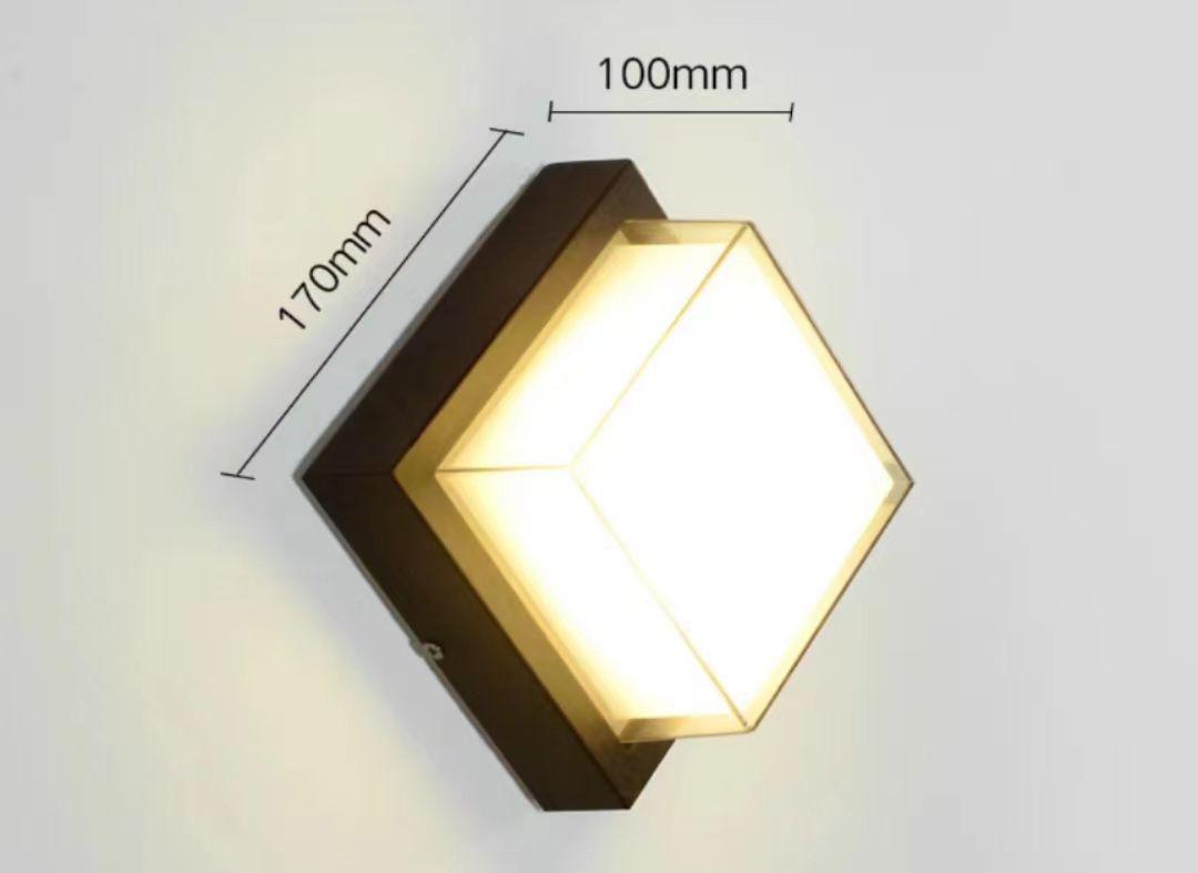 Aplica Led Exterior Ysolle Neagra 12W