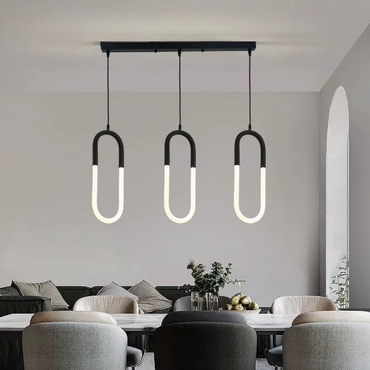 Lustra Led Neagra Ammes 27×2w D600xH1000mm