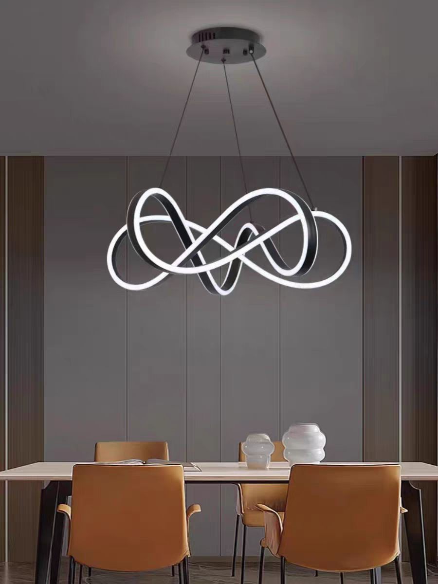 Lustra LED Neagra Belithra D500 116×2w Moderna