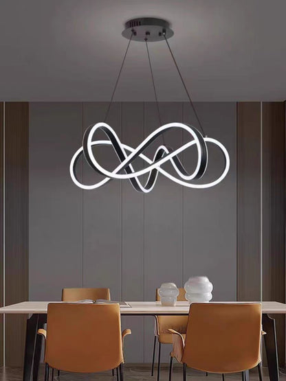 Lustra LED Neagra Belithra D500 116×2w Moderna