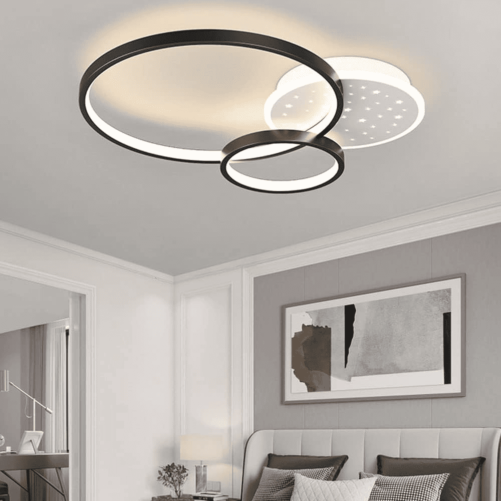 Lustra LED Thalia Black 108W Telecomanda 2.4G