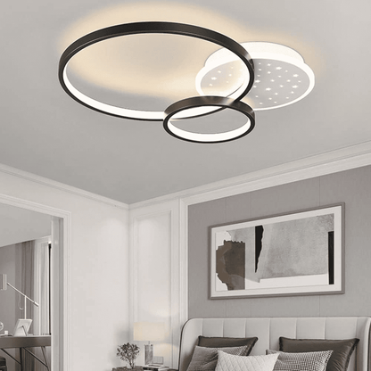 Lustra LED Thalia Black 108W Telecomanda 2.4G