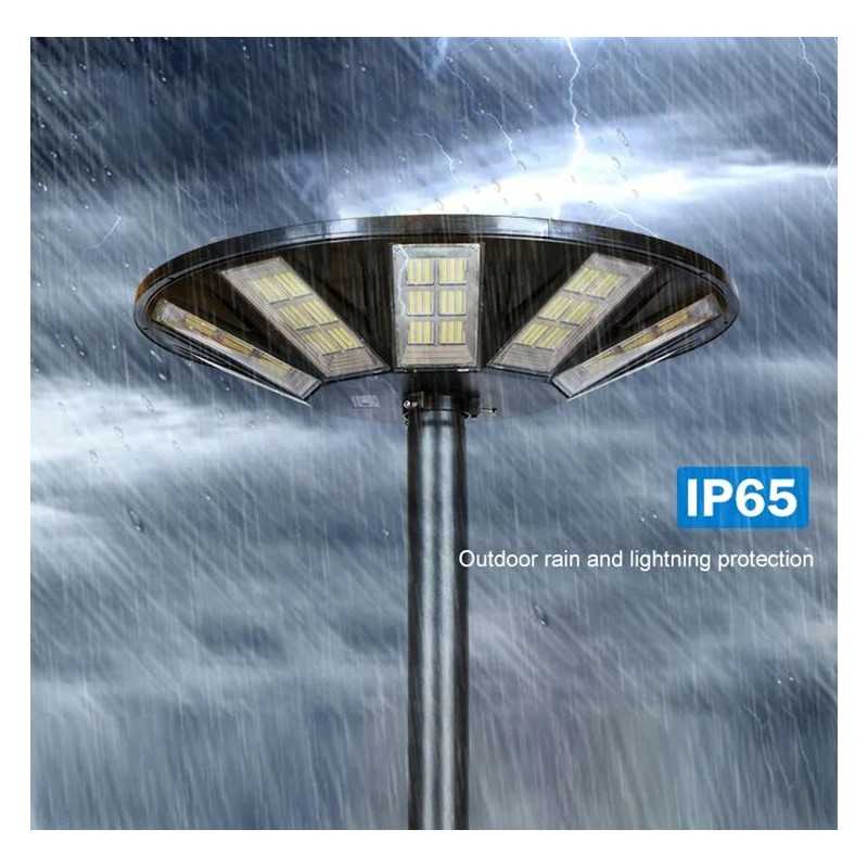 Stalp LED Gradina Raysa 2M 400W Solar Senzor Miscare Telecomanda