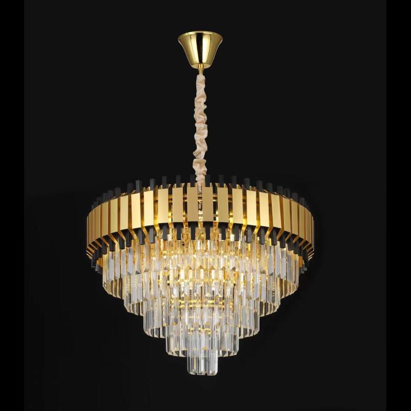 Candelabru Cristal Auriu Myra 16xE14 D800mm