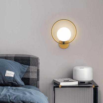 Aplica Linnea Gold E27 Max 60W Glob Mat Alb