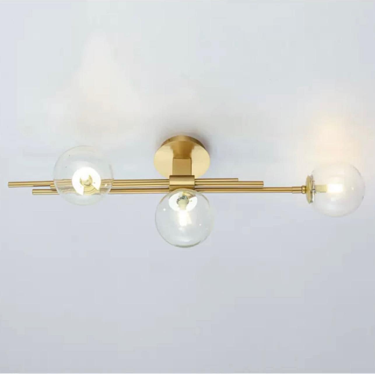 Lustra Aurie 3 Surse de Lumina