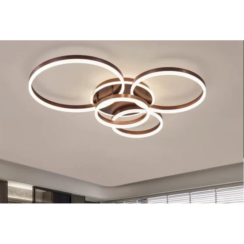 Lustra LED Maro, Putere 360W, 4 cecuri 60cm+50cm+40cm+30cm, Telecomanda Wifi