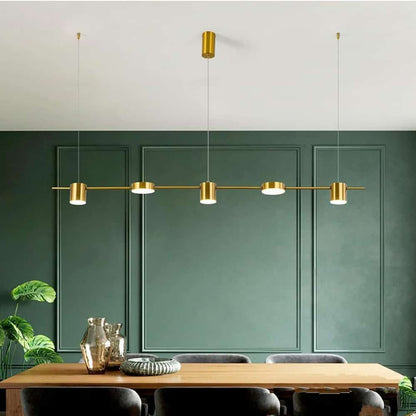 Lustra LED Layla Gold 5 Surse Iluminat 60W