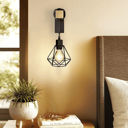 Aplica Eulalie Black Lemn E27*1 Maxim 60w/BEC