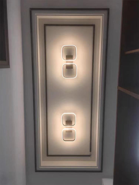 Lustra Telecomanda Marves 2 Patrate 48W