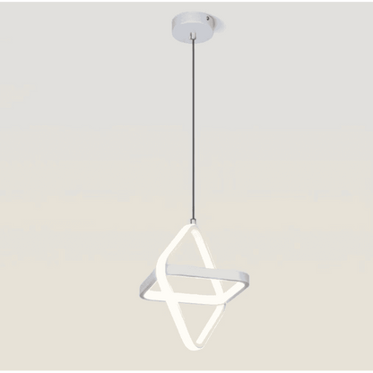 Pendul Led Anya 2 Patrate Negru 26W