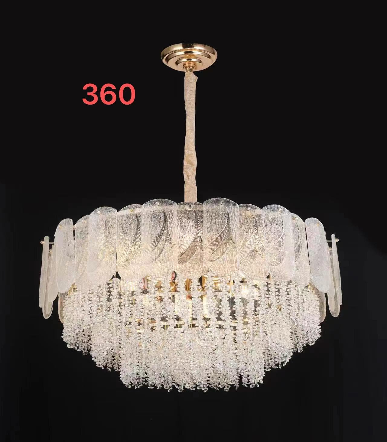 Candelabru Auriu Kaline D450mm E14