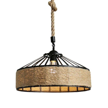 Lustra Rustica Neagra Cybele D300MM, 1XE27