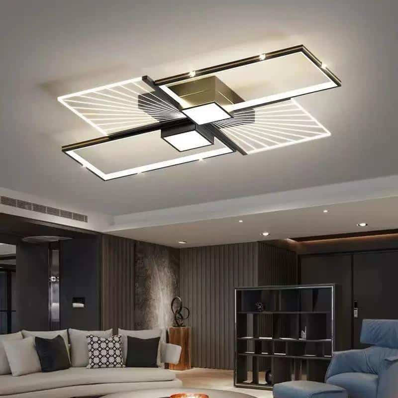 Lustra Led Moderna Dreptunghiuri, cu Telecomanda 109W