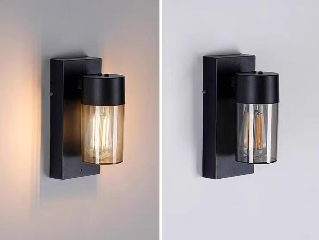 Aplica Led Neagra Exterior Anisia L220 E27