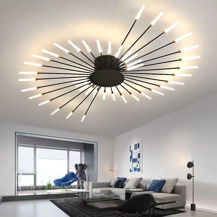 Lustra LED Neagra Zelena 112w D1050×H90mm