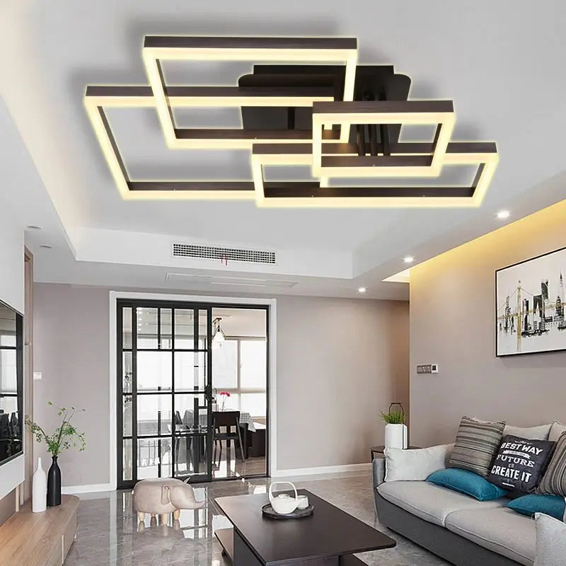 Lustra Maro 4 Patrate, Modernă, Elegantă, 920W