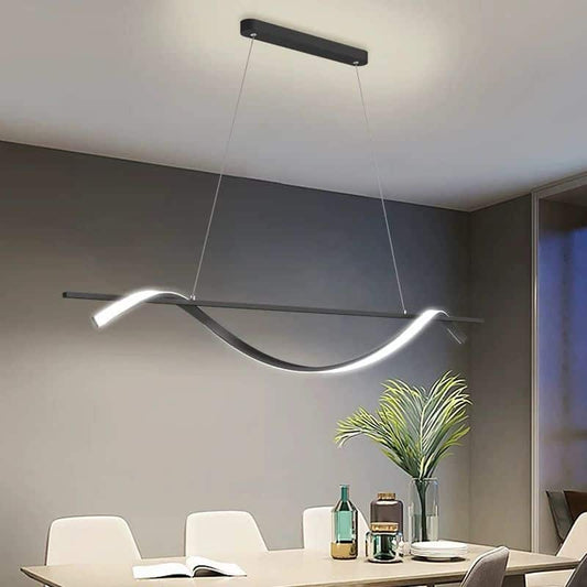 Lustra Led Black, Moderna cu Telecomanda 15x2W