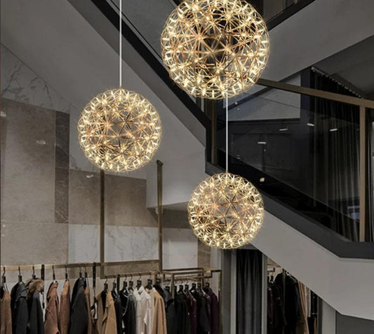 Lustra Led Sun Suspendat tip 60 CM Glob 42W