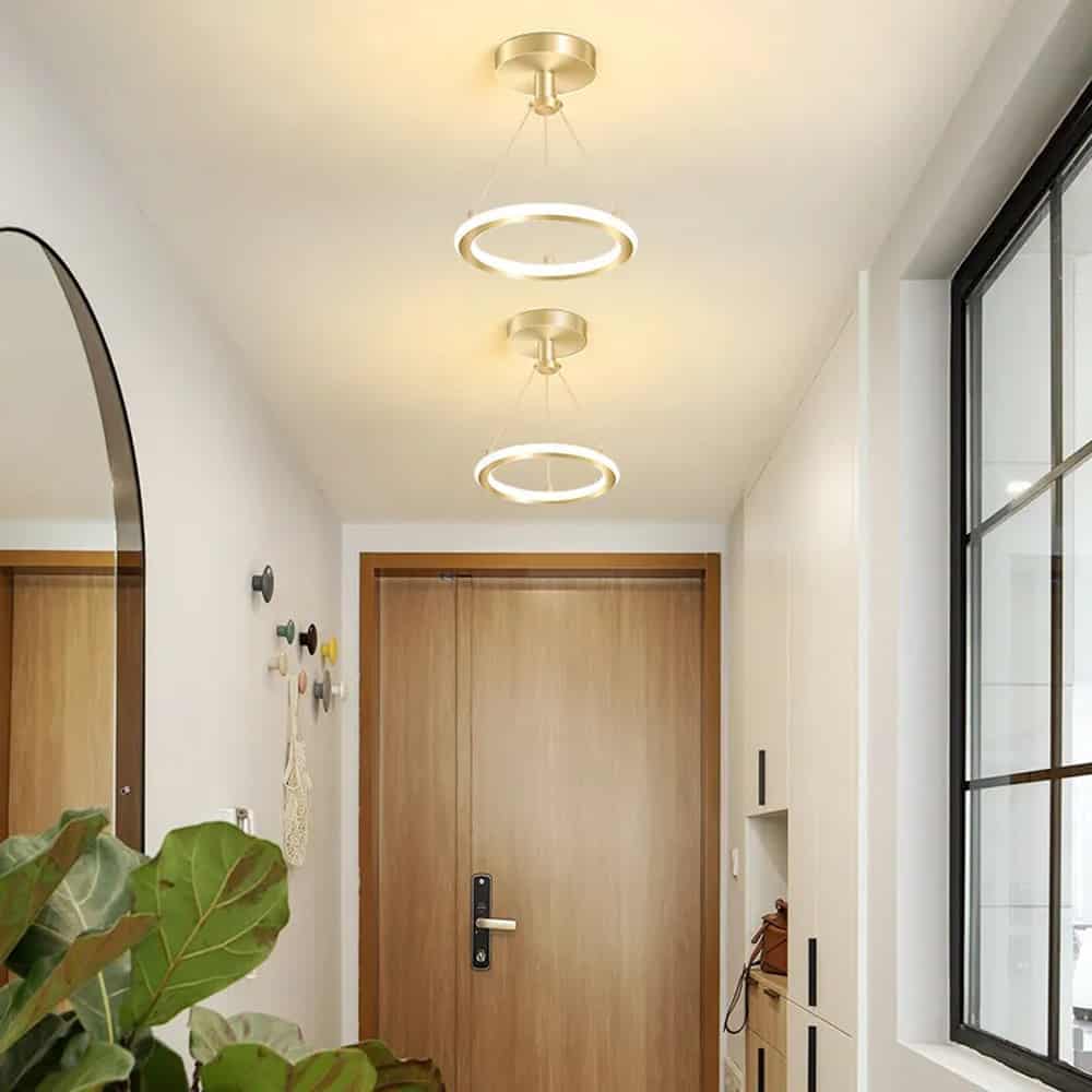 Lustra LED Vespera Gold D22cm Echivalent 120W