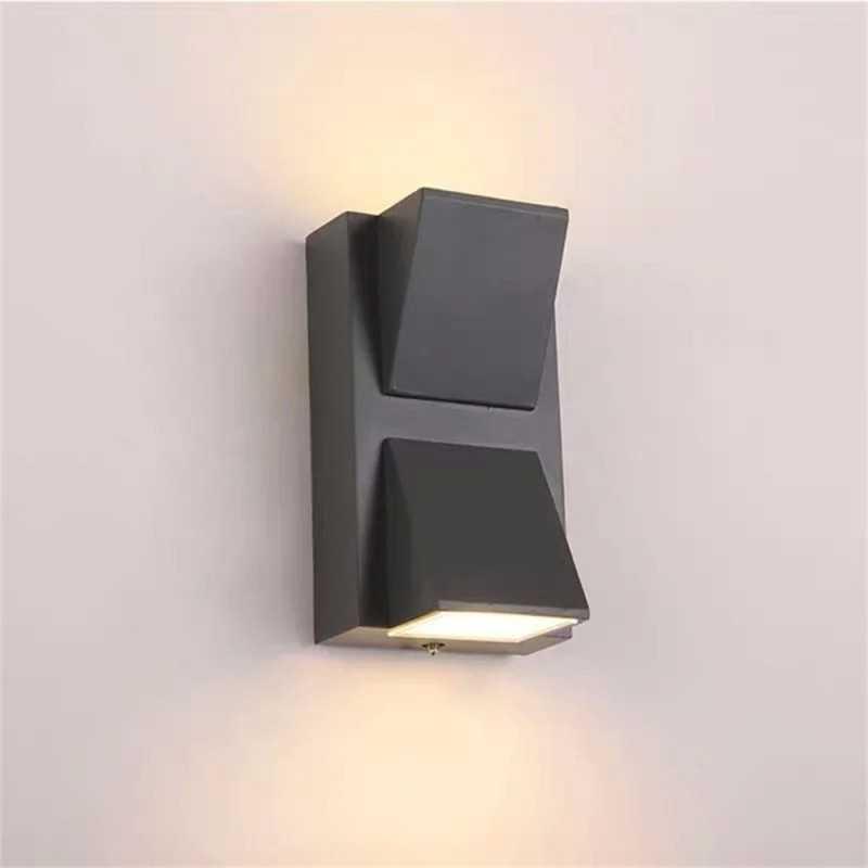 Aplica Led Exterior Loventha Neagra 10W