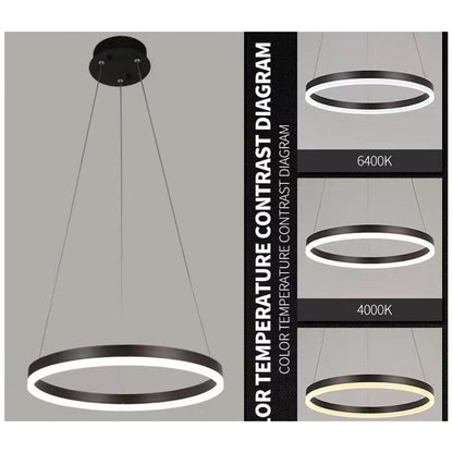 Lustra Led Althea Brown Ring Telecomanda 2.4G