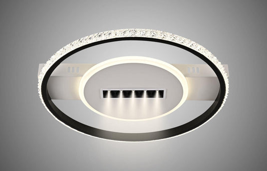 Lustra LED Diantha tip Plafoniera 51W + 5W, D410×H60mm