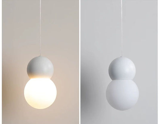 Lustra Suspendata Alba Enyara Glob Alb G9