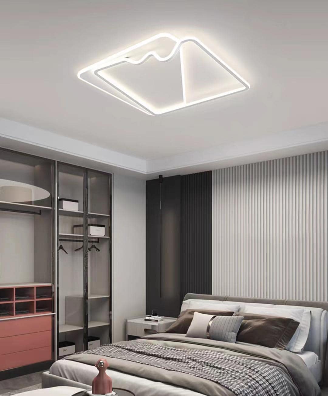 Lustra LED Kiera, Telecomanda Wifi 2.4G, 160W