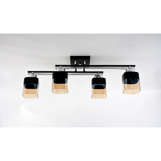 Lustra Neagra Astralis 4 Surse Iluminat E27X60