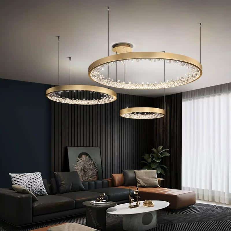 Lustra LED Aurie D40+60+80cm cu Telecomanda, 113×2w