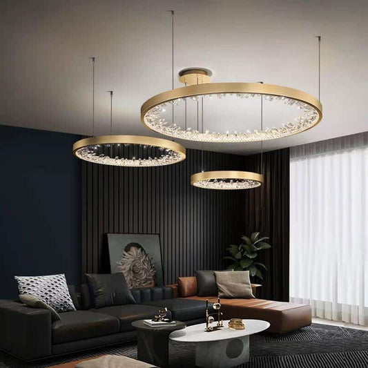 Lustra LED Aurie D40+60+80cm cu Telecomanda, 113×2w