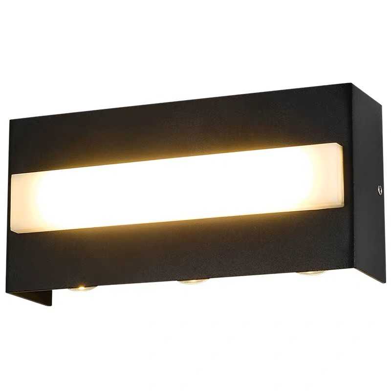 Aplica LED Julian Perete Negru 12W Lumina calda