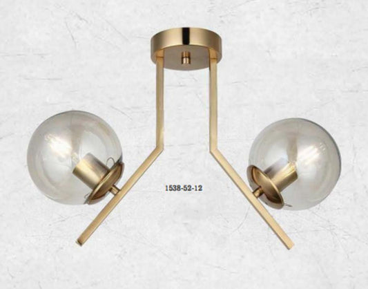 Lustra Aurie Cyrene 2 Globuri E27 D500