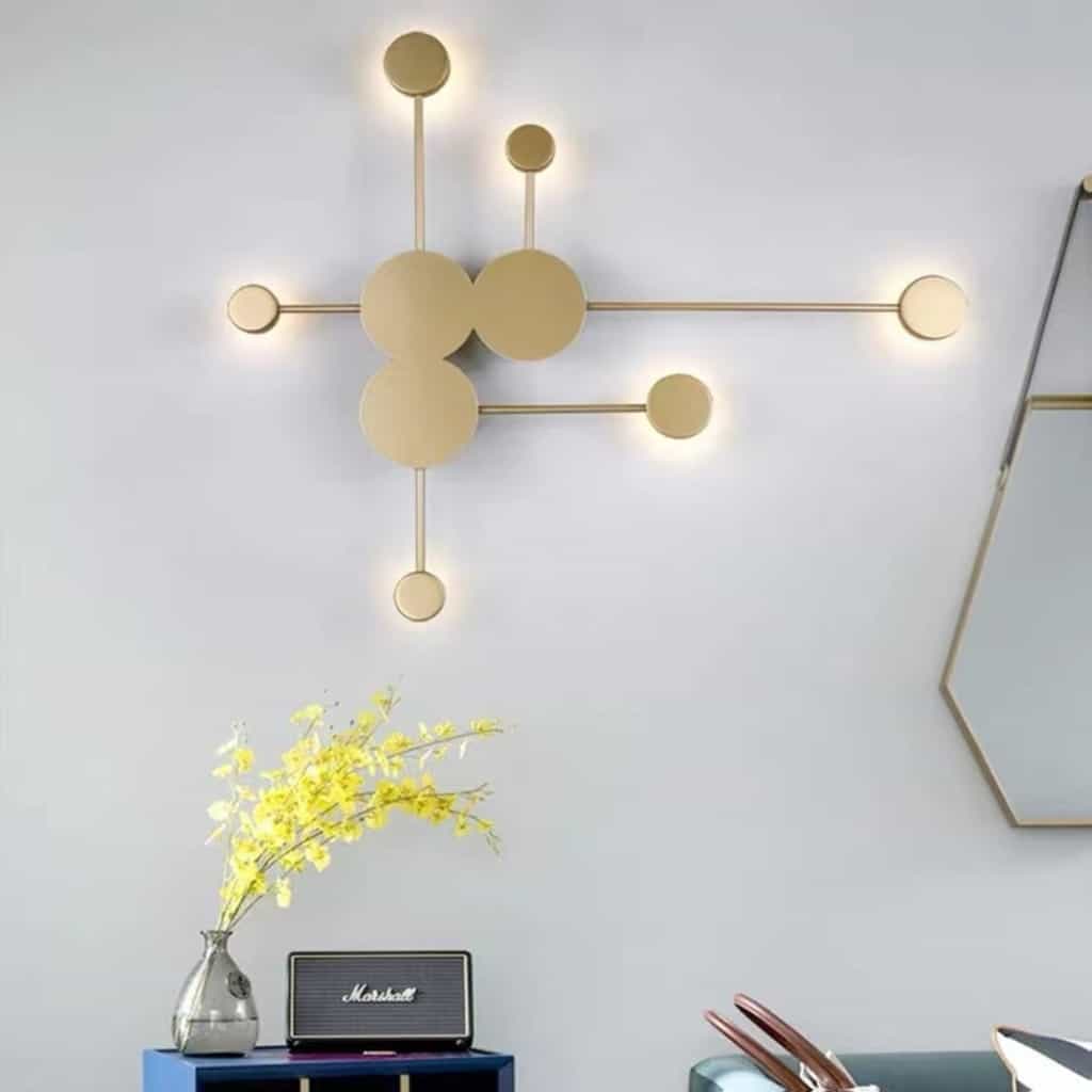 Aplica LED Thaliah Gold 3 60W Echivalent 200W