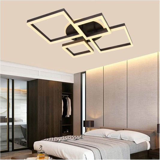 Lustra LED Halle Maro Patrate Telecomanda Wifi 64cm
