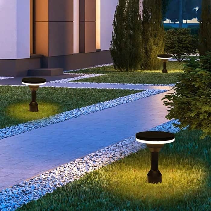Lampa LED Odette Garden Grey H 30cm
