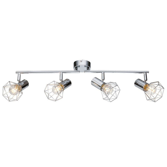 Lustra Rustica Argintie Clarice D480 E14*4