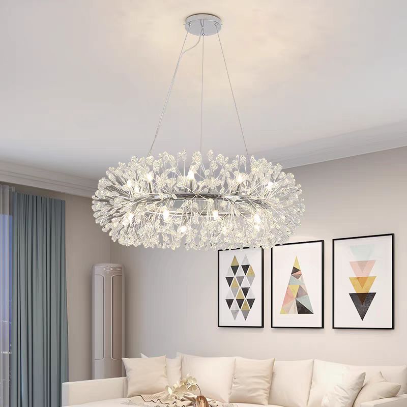 Lustra Led Argintie Eirae D500 G9X9