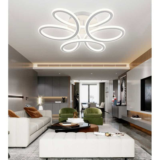 Lustra LED Alba Kelsey cu Telecomanda, 230W
