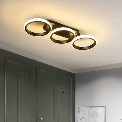 Lustra Led Theora 3 Cercuri 33×2w 670×210×H90mm