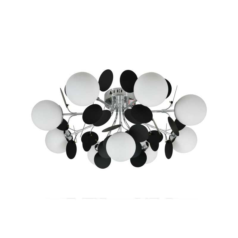 Lustra 9 Globuri Albe Aella D860 E27×9